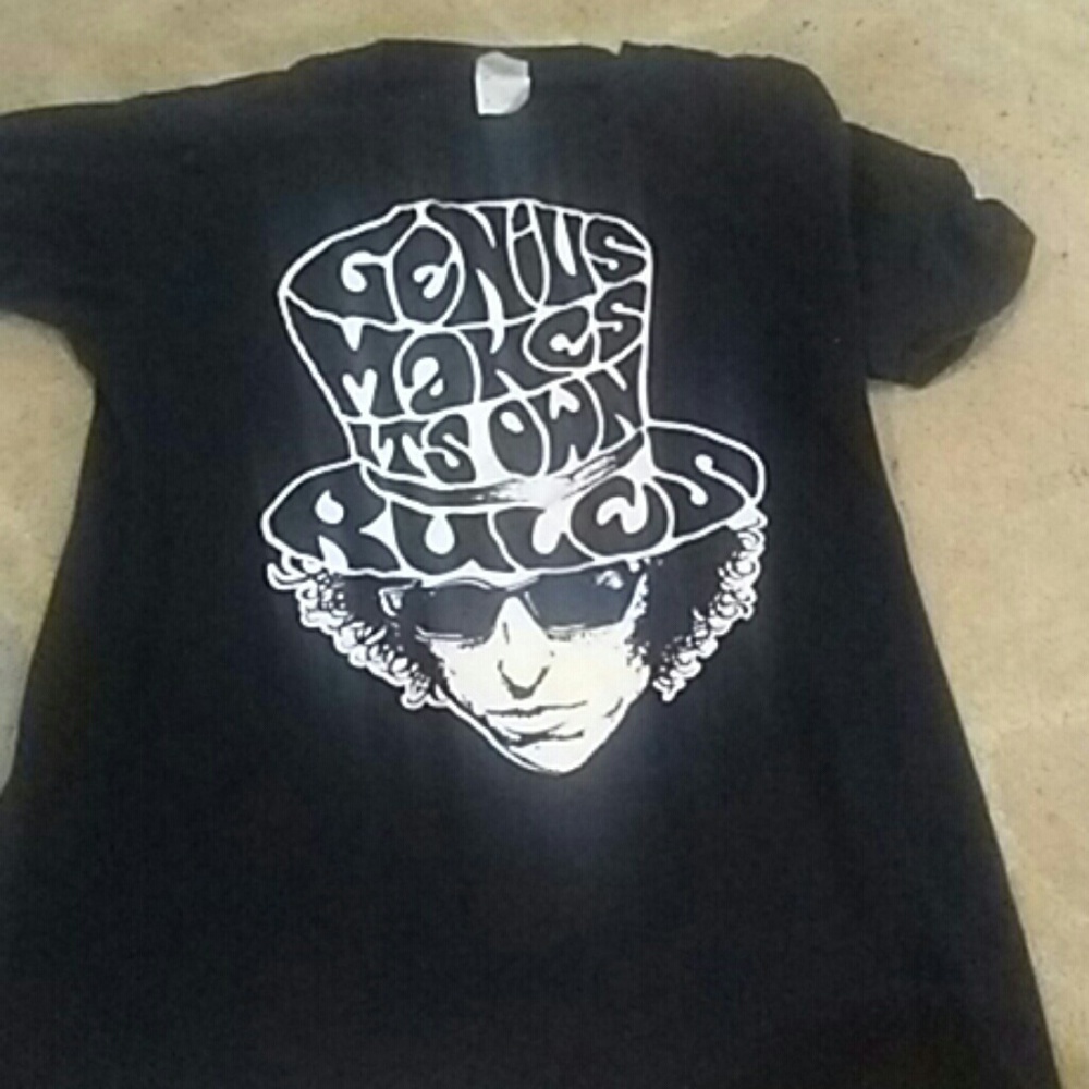 black punk tee shirt